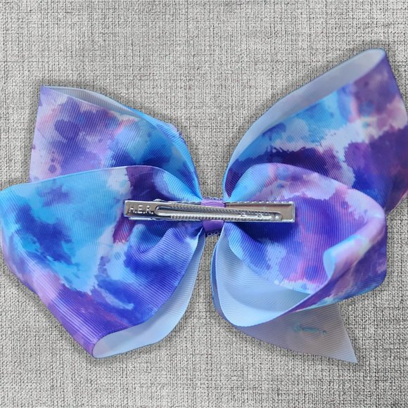 JoJo Siwa Tie Dye Rhinestone Bow Large - Picture 3 of 3